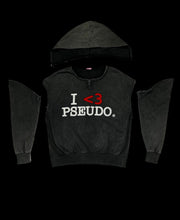 Load image into Gallery viewer, "I <3 PSEUDO" Detachable Hoodie
